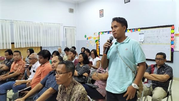 Mas Wahyu Ketua Lingkungan Fabiola 1